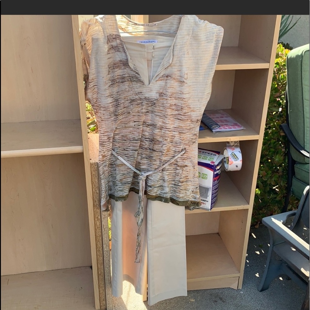 Trina Turk pants and blouse set